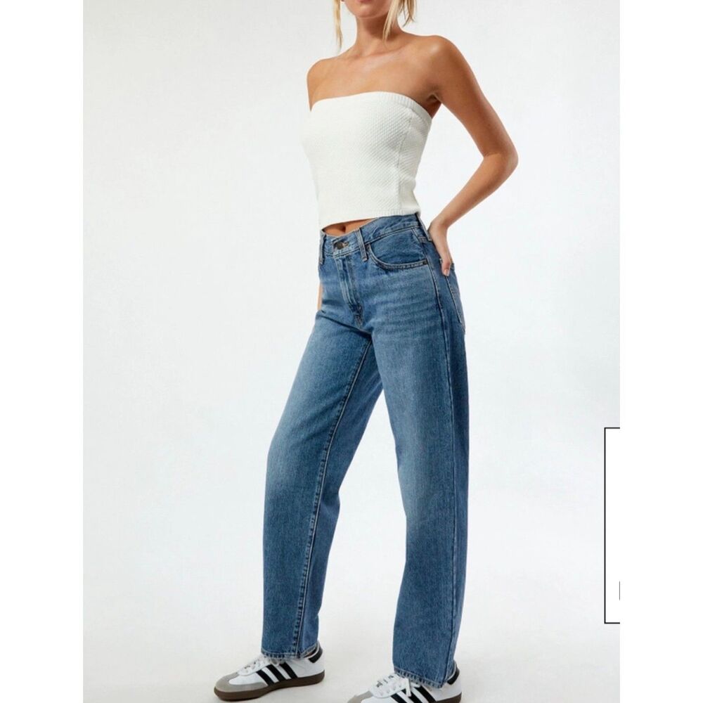 Levi's Womens '94 baggy medium wash jeans s 27X30 mid rise 90's